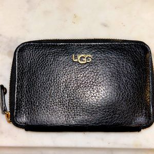 Ugg pebble leather mini wallet